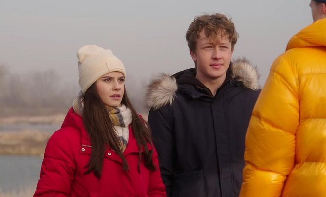 	M jak miłość odc. 1861. Basia (Karina Woźniak), Kacper (Bartosz Ziewiec), Michał (Igor Pawłowski)