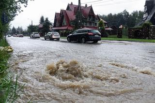 Podtopienia w Zakopanem. Zalana zakopianka