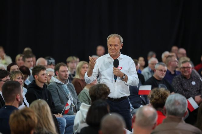 Donald Tusk w Piotrkowie Trybunalskim