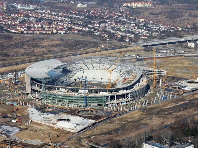 Tak powstawał stadion Tarczyński Arena we Wrocławiu