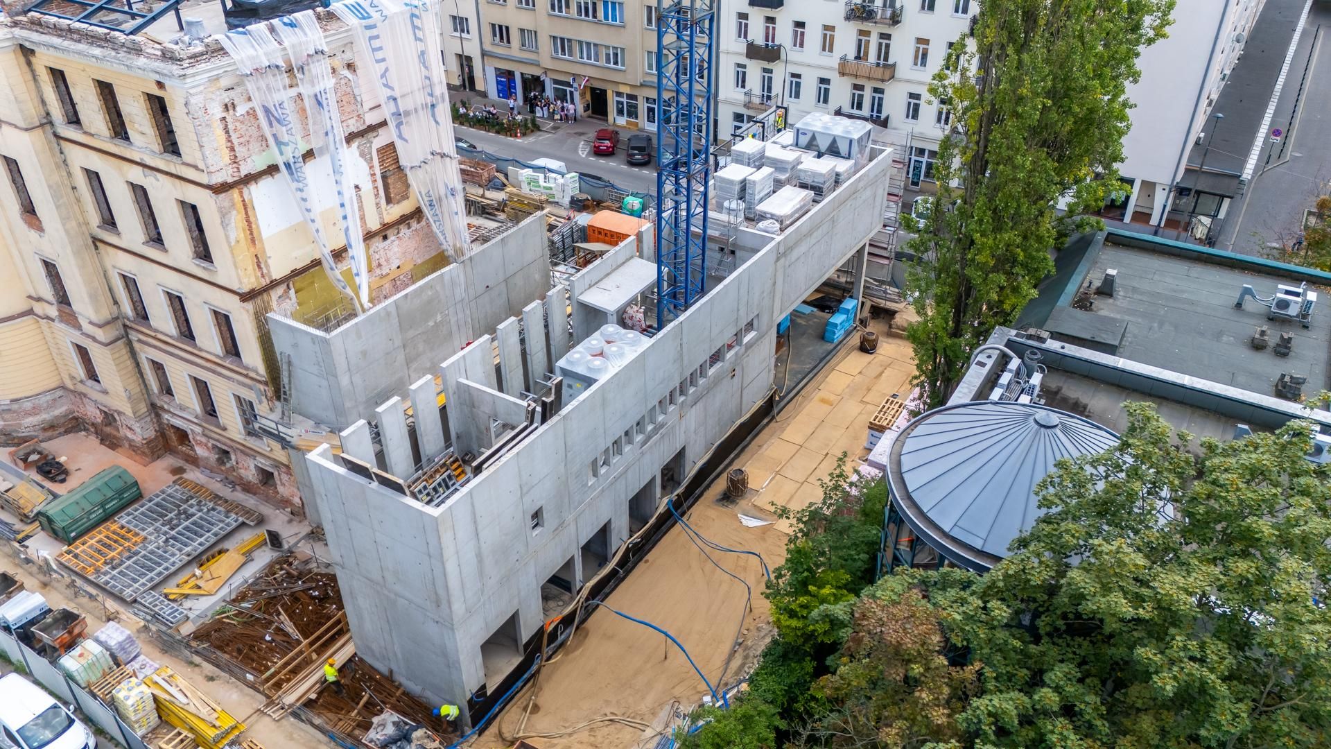 Budowa Muzeum Getta Warszawskiego - nowe zdjęcia! Sierpień 2025 rok