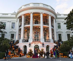 Tłumy na zabawie w Białym Domu. Tak Trump świętował Halloween EPA/JIM LO SCALZO
