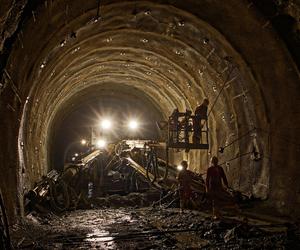 Budowa Tunelu Bazowego Brenner na granicy Austrii i Włoch