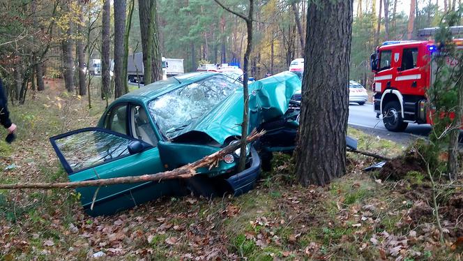 Wypadek na dk 74 pod Bełchatowem