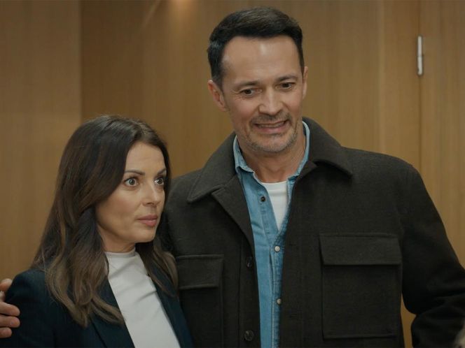 Barwy szczęścia, odcinek 3200: Kasia (Katarzyna Glinka), Mariusz (Rafał Cieszyński) 