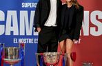 Anna Lewandowska i Marina błysnęły na imprezie Barcelony