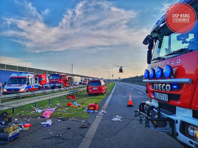 Horror na A2 pod Łowiczem