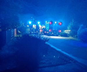 Tragiczny pożar drewnianego domu pod Terespolem. Nie żyje ojciec i syn