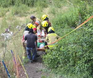 Akcja ratownicza Jurajskiej Grupy GOPR w Dolinie Kobylańskiej