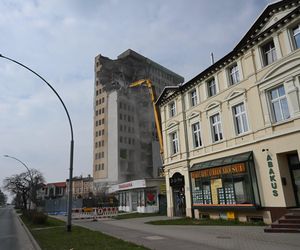 Utrudnienia związane z rozbiórką Związkowca