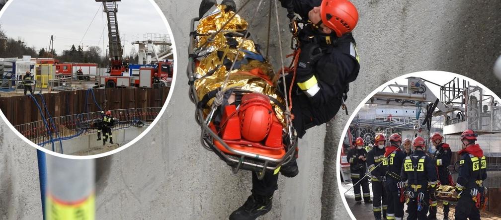 SPEKTAKULARNA AKCJA na terenie budowy tunelu średnicowego w Łodzi!