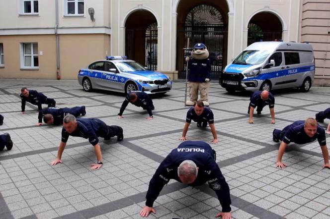 #GaszynChallenge w wykonaniu policjantów z Poznania
