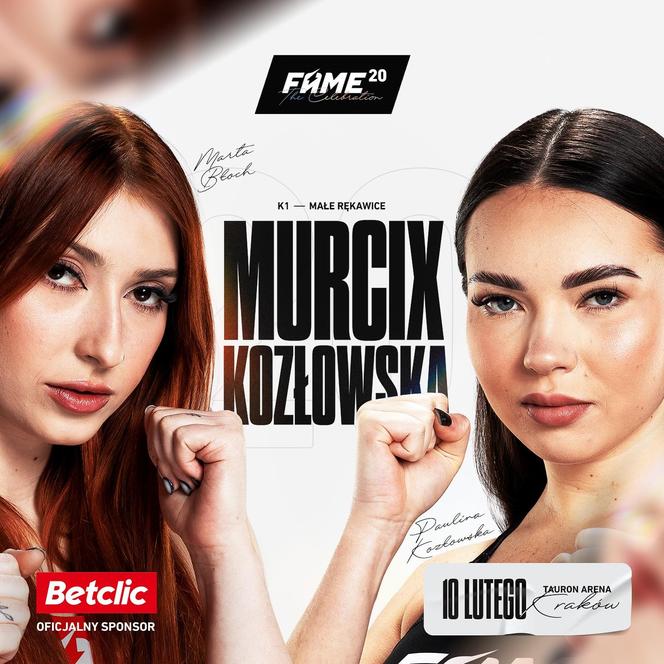 Karta walk Fame MMA 20 - walka Marta Murcix Błoch vs Paulina Kozłowska