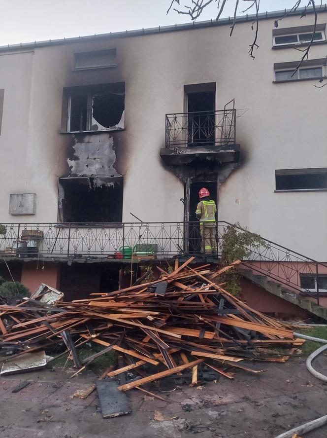 Lubelskie: Wymiana butli gazowej skończyła się pojawieniem się pożarem