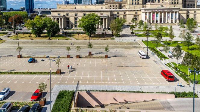 Plac Centralny Warszawa, sierpień 2025