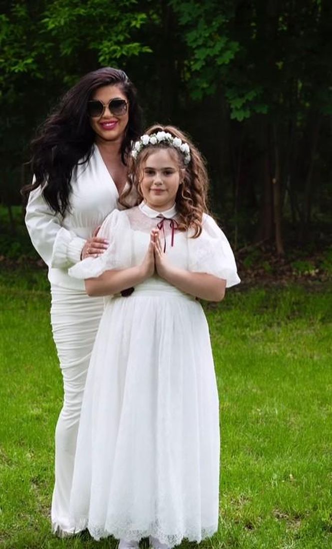 Iwona Węgrowska z córką