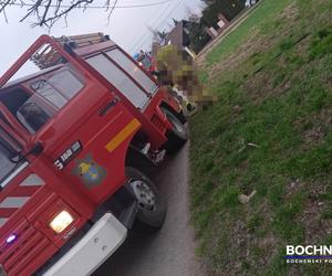 Pożary traw w powiecie bocheńskim