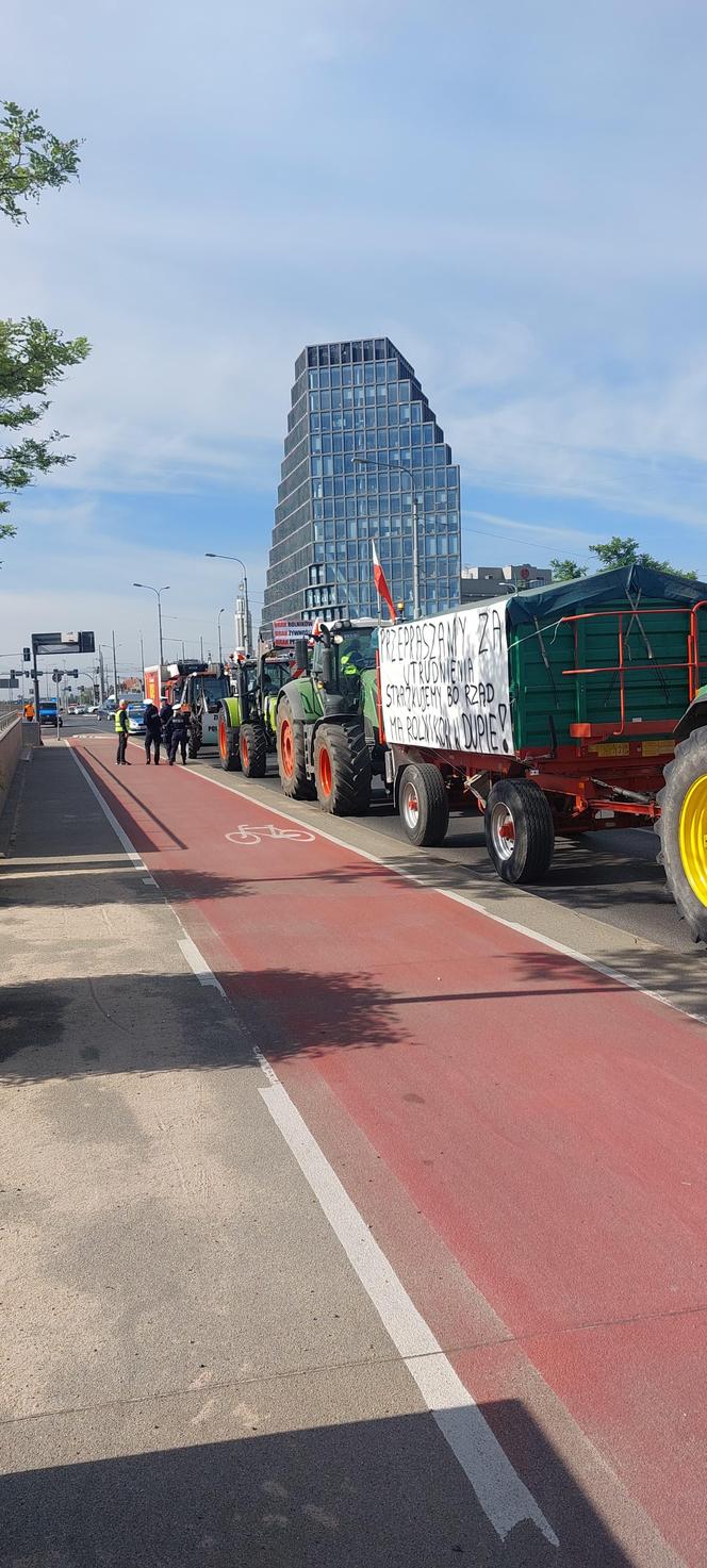 Protest rolników w Poznaniu