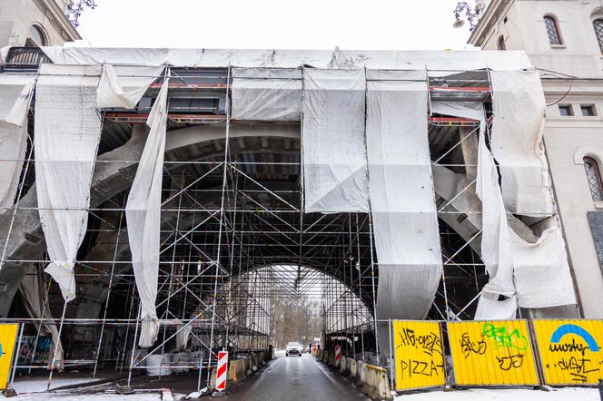 Remont mostu Poniatowskiego w Warszawie