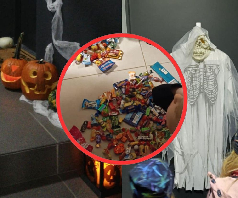 Cukierki na Halloween z niebezpiecznymi elementami