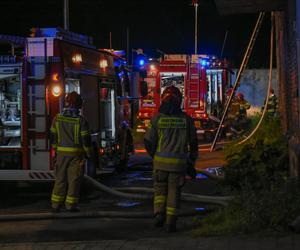 Pożar przy ul. Oswobodzenia w Katowicach. W akcji gaśniczej wzięło udział kilka zastępów straży