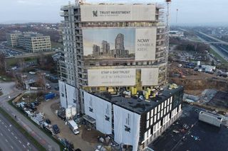 Budowa wieżowców Sky Trust w Kielcach - listopad, grudzień 2024