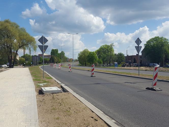 Ostatnie prace na ul. Szybowników w Lesznie