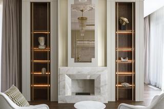 Wnętrze w stylu belle epoque w Warszawie