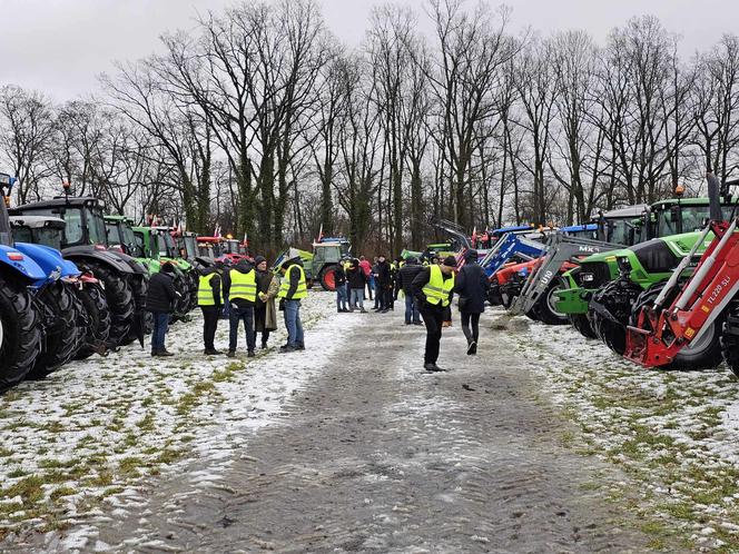 Protest rolników w Piotrkowie Trybunalskim