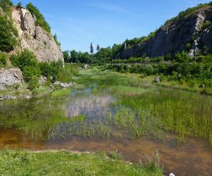 Jezioro Szmaragdowe na Kadzielni w Kielcach