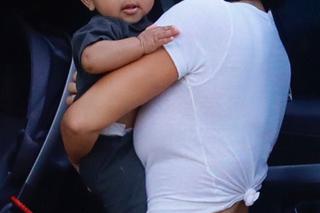 Kim Kardashian z synkiem Psalmem