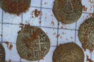 Cenne odkrycie w Borach Tucholskich. Za jedną taką srebrną monetę Krzyżacy kupowali bochenek chleba czy garść soli