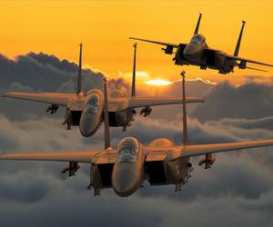 Samoloty Rafale i F-15