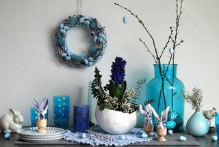 Niebieskie Święta i wazon  DIY