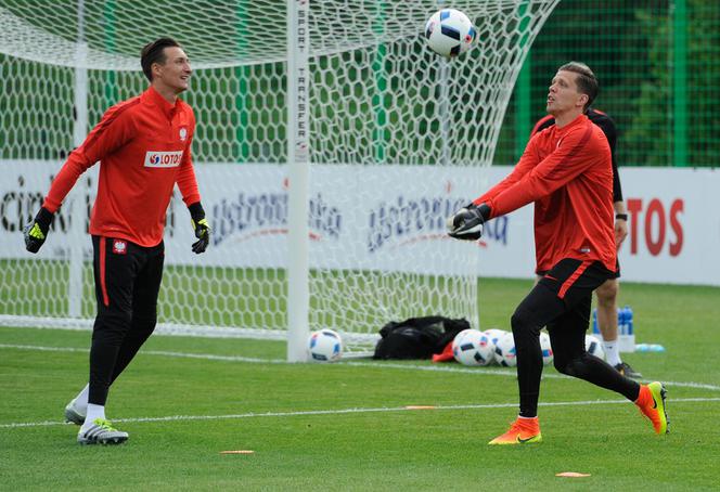 Przed Euro 2016: Wojciech Szczęsny na treningu w Arłamowie