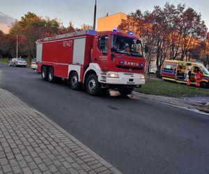 Pożar mieszkania przy ul. Kalinowej w Zabrzu