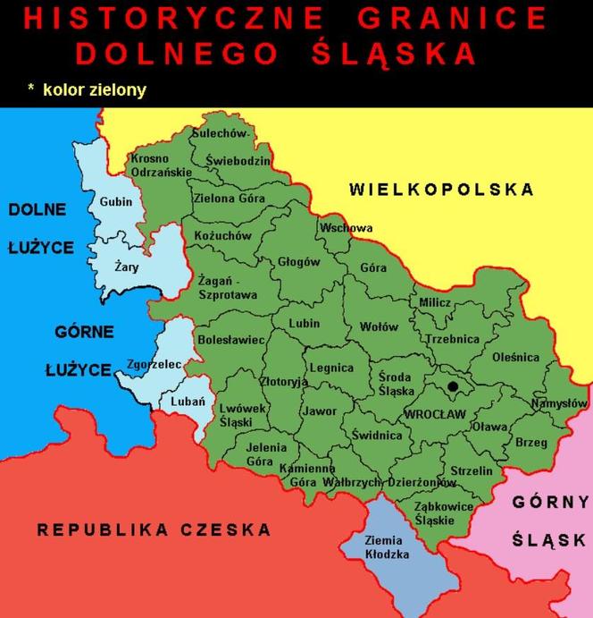 19. Historyczne granice Dolnego Śląska