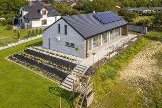 Zrealizowany EC317a Dom oszczędny – wariant I z kolekcji Projekty Murator