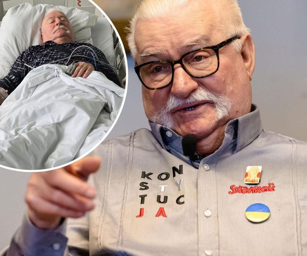 Lech Wałęsa przeszedł zabieg?! Usunęli co niepotrzebne. Pokazał zdjęcie ze szpitala
