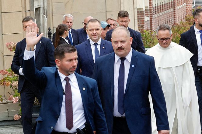 Prezydent na dożynkach.