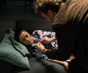 M jak miłość odc. 1883. Kinga (Katarzyna Cichopek), Dariusz Hoffman (Mateusz Rusin)