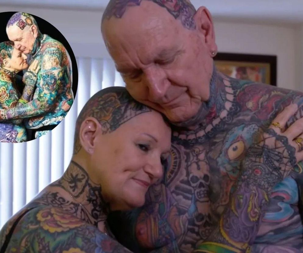 Seniorzy mają ponad 90% ciała w tatuażach. Spędzili ponad 2000 godzin na fotelu tatuażysty