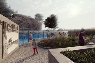 Nowy wybieg dla pingwinów w Warszawskim ZOO - wizualizacje