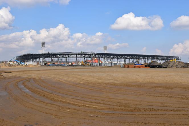 Budowa stadionu w Szczecinie - marzec 2020