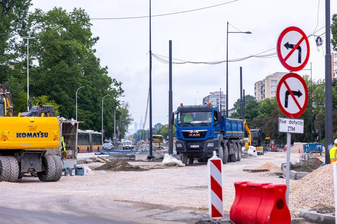 Budowa tramwaju do Wilanowa w Warszawie