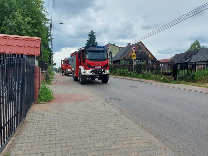 Interwencja strażaków przy Moniuszki 24.06.2023