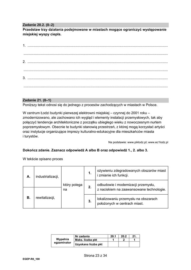Matura 2025 geografia - arkusz CKE 15.05.2025 - Formuła 2015	