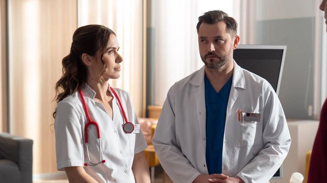 Na dobre i na złe, odc. 740. Borys (Marcin Zacharzewski), Hania (Marta Żmuda-Trzebiatowska)