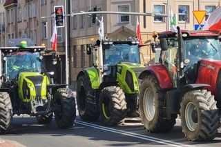 Protest rolników w Opolu w środę 19 marca 2025 roku