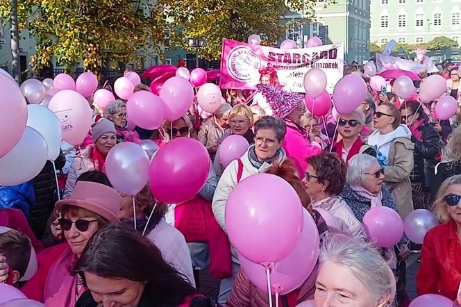 Marsz Różowej Wstążki w Szczecinie